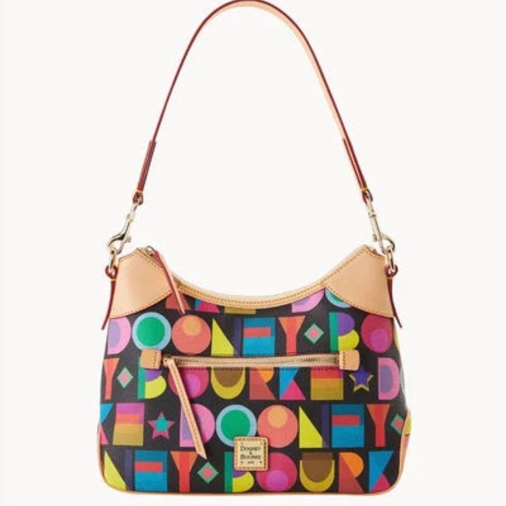 Dooney and Bourke  Art Deco Hobo NWT and Certificate
